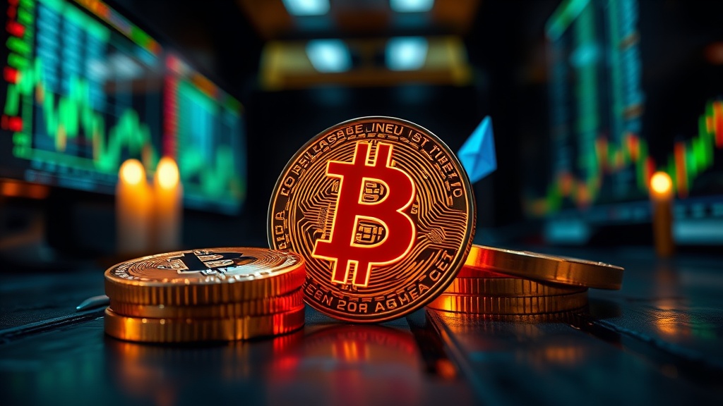 Cryptocurrency news visual illustration: BlackRock Deposits $180M in BTC and ETH to Coinbase Amid Market 'Extreme Fear'