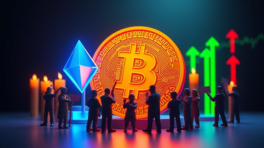 Cryptocurrency news visual illustration: Coinbase-Backed Advocacy Group Mobilizes Voters for Pro-Crypto Midterm Candidates