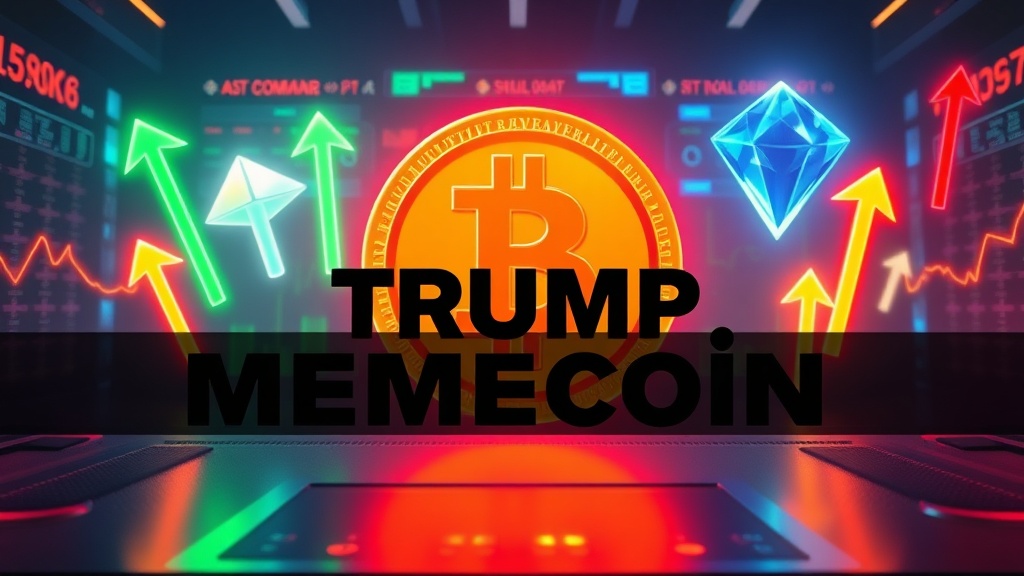 Crypto market meme illustration showing TRUMP Memecoin Price Predictions 2026-2030 Can Game Launch Revive Volatile Token? - TRUMP, Memecoin, Price, Predictions