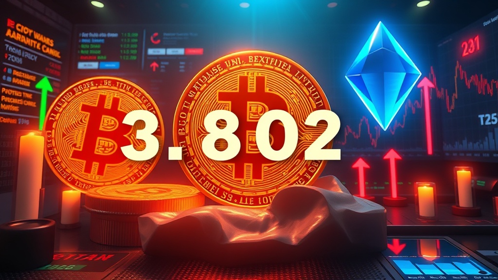 Crypto market meme illustration showing 3,802 BTC Moved to Coinbase Institutional Whale Deposit or Selling Pressure? - 3,802, Moved, Coinbase, Institutional