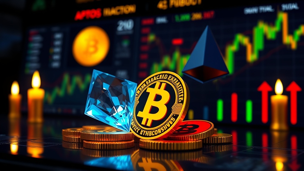 Cryptocurrency news visual illustration: Aptos Launches Major Tokenomics Overhaul Staking Rewards Slashed, Gas Fees Raised 10x