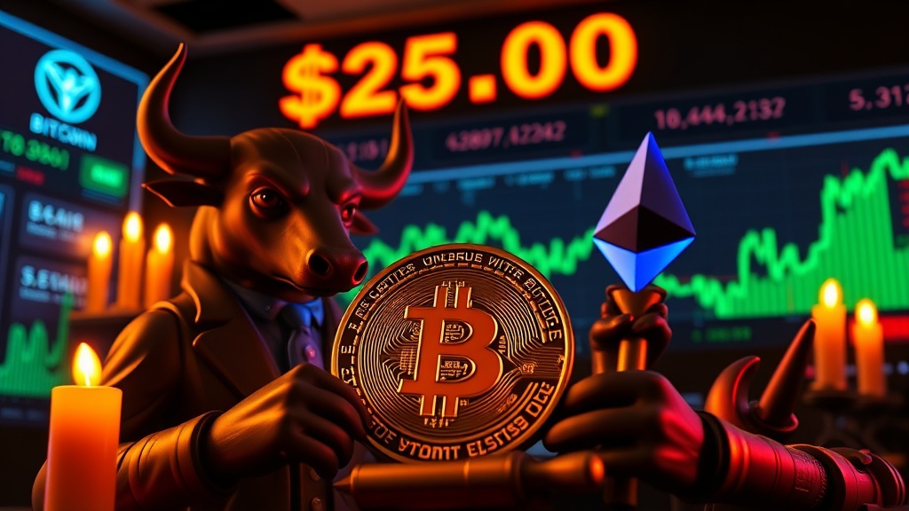 Cryptocurrency news visual illustration: Bitcoin Bulls Target $125,000 as U.S.-Iran Peace Talks Fuel Risk-On Mood, Short Squeeze Looms