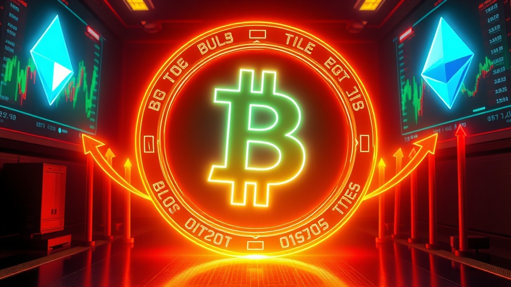 Cryptocurrency news visual illustration: Bithumb Files Court Action to Recover 7 Bitcoin from $42 Billion Payout Error