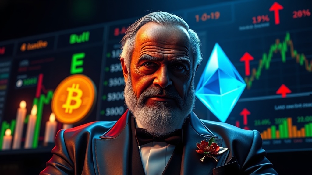 Cryptocurrency news visual illustration: 'Crypto Godfather' Says Bitcoin Has Not Reached Its Bottom, New All-Time High Off the Table for 2026