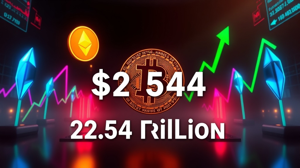 Crypto market meme illustration showing Crypto Market Rises 1.5% to $2.54 Trillion Tech Stocks, Geopolitics, and ETF Inflows Drive Rally - Crypto, Market, Rises, 1.5%