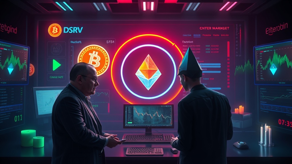 Cryptocurrency news visual illustration: DSRV Partners with Circle to Build USDC Institutional Payment Infrastructure
