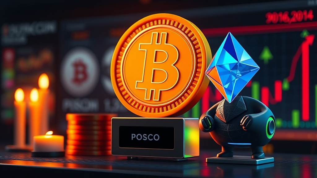 Cryptocurrency news visual illustration: Dunamu, Hana Financial Take Blockchain Remittance System Live With POSCO