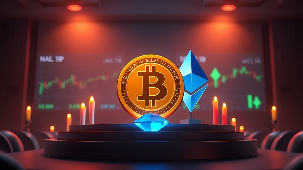 Cryptocurrency news visual illustration: FDIC Stablecoin Meeting April 7 GENIUS Act and CLARITY Act Are Moving This Month