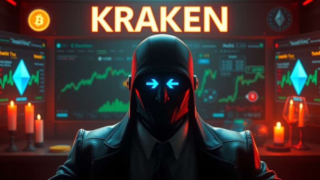 Editorial illustration for crypto news: Kraken Security Alert Insider Blackmail Attempt Targets Customer Privacy