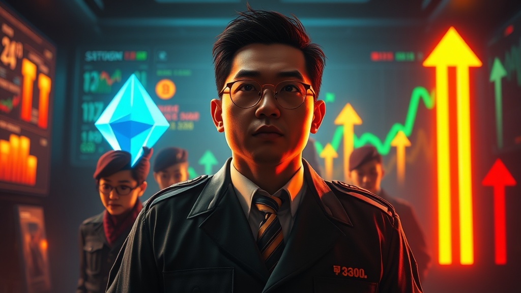 Cryptocurrency news visual illustration: South Korea to Boost Financial Education for Soldiers Amid Crypto, Stock Losses