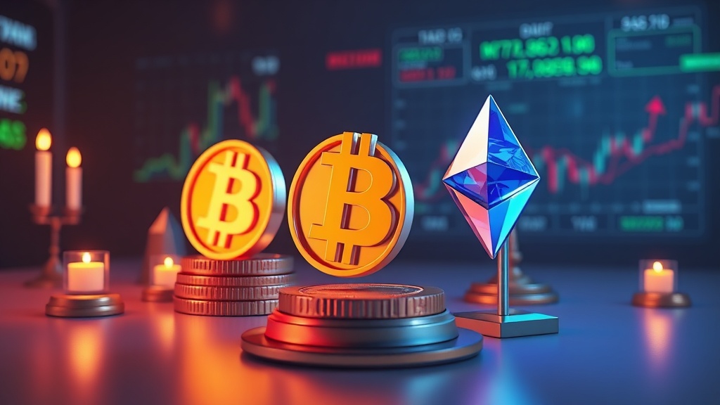 Cryptocurrency news visual illustration: South Korean Crypto Exchanges Boost Ad Spending 74% Despite Trading Volume Decline
