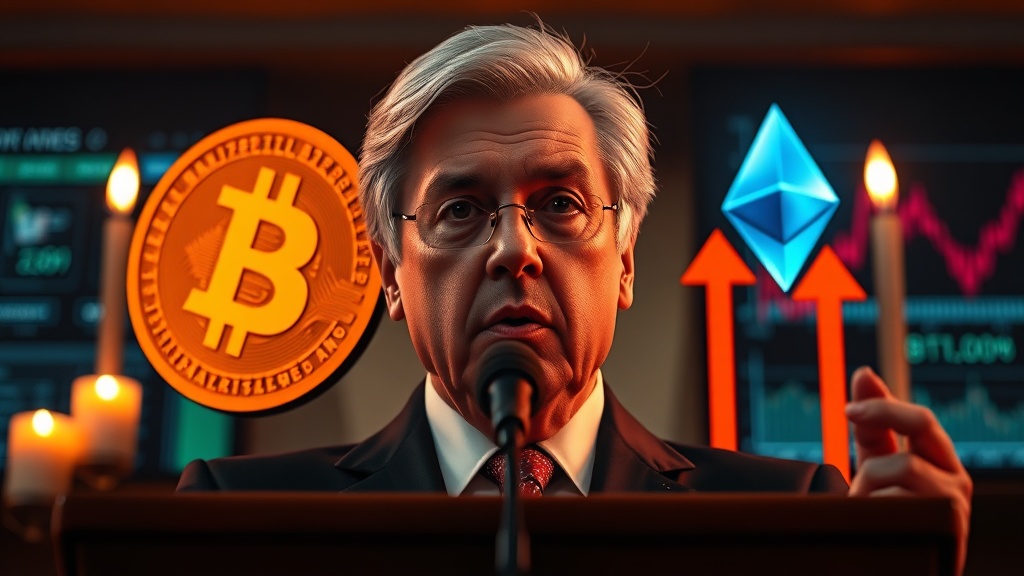 Editorial illustration for crypto news: Treasury Secretary Bessent Urges Congress to Pass Crypto Clarity Act, Warns of U.S. Leadership Loss