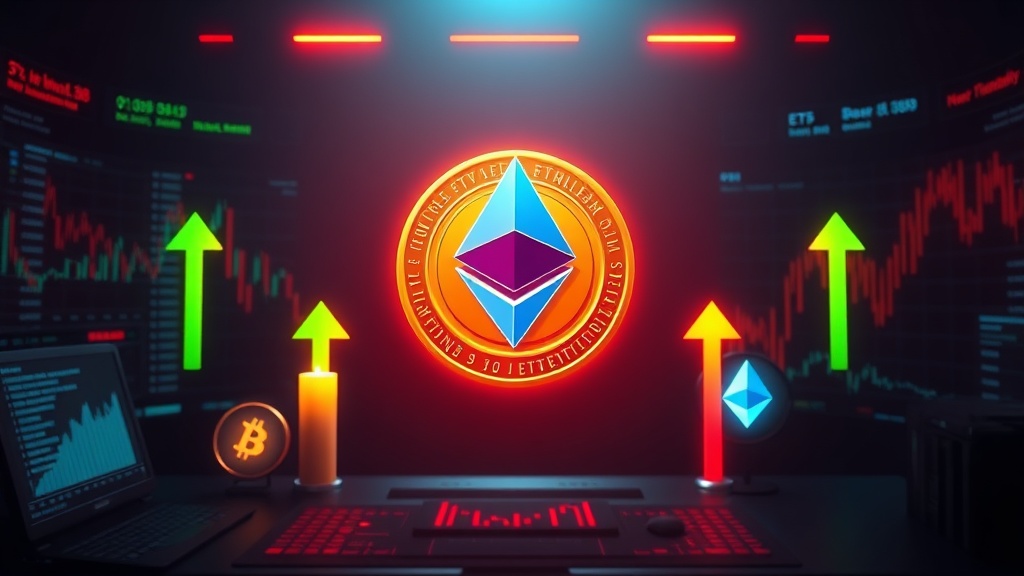 Cryptocurrency news visual illustration: US Spot Ethereum ETFs See 5th Straight Day of Net Inflows Amid Extreme Market Fear