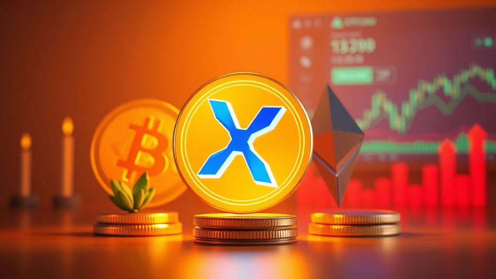 Cryptocurrency news visual illustration: XRP Outperforms Bitcoin and Ethereum with 6.4% Weekly Gain, But Low Volume Signals Caution