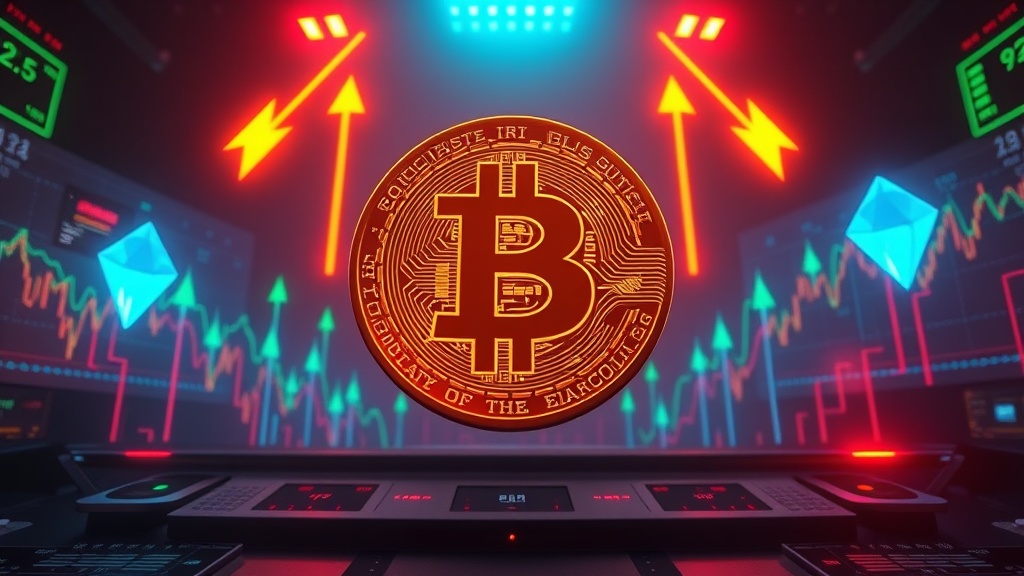 Cryptocurrency news visual illustration: Bitcoin Takes Another Aim at $80,000 as Stocks Rise, Oil Drops on Iran Optimism